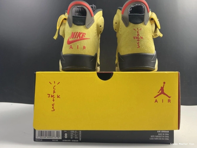 6 TRAVIS JORDAN AIR X SCOTT YELLOW CN1084-300 0725